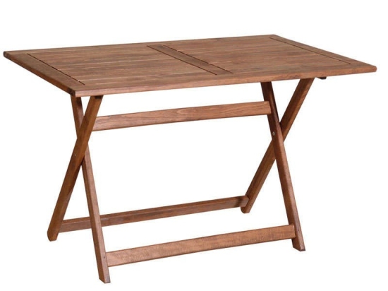 Τραπέζι Πτυσσόμενο 213710 120x73x75cm Brown
