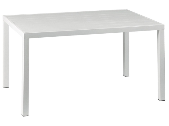 Τραπέζι Παραλ/μο Mε Polywood 223927 175x94x72cm White
