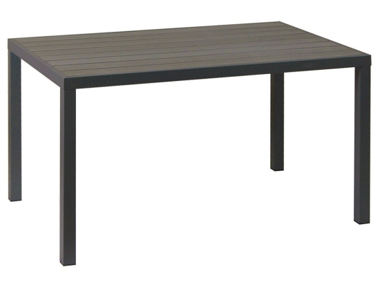 Τραπέζι Παραλ/μο Με Polywood 223928 134x74x72cm Grey