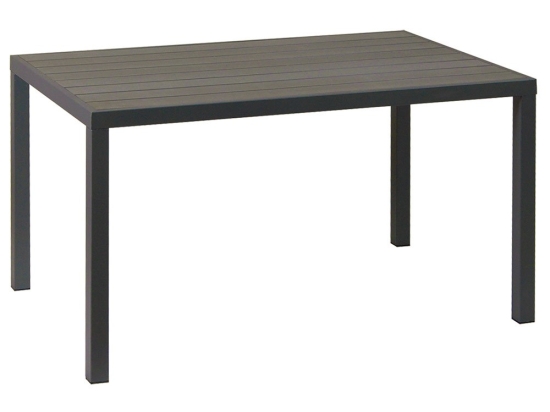 Τραπέζι Παραλ/μο Mε Polywood 223929 154x84x72cm Grey