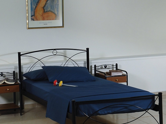 Κρεβάτι Μεταλλικό Βέλος 23985 168x208cm Black King Size