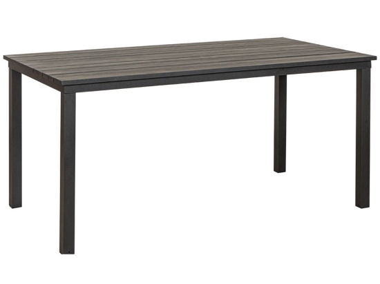 Τραπέζι Παραλ/μο Αλουμινίου 23989 120x70x76cm Grey