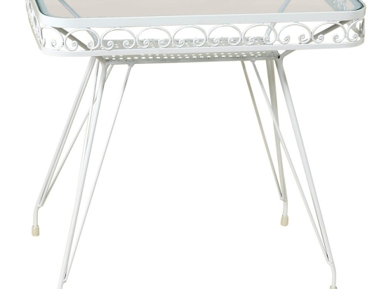 Τραπέζι Φερ Φορζέ Χαμηλό 3751 65x40x63cm White