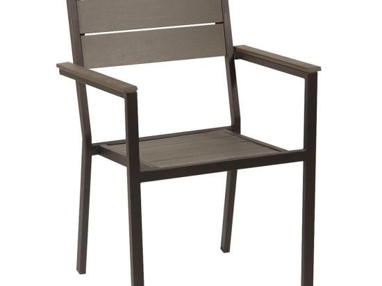 Πολυθρόνα Αγαλβάνιστη 4636 Brown 54x56x90 cm