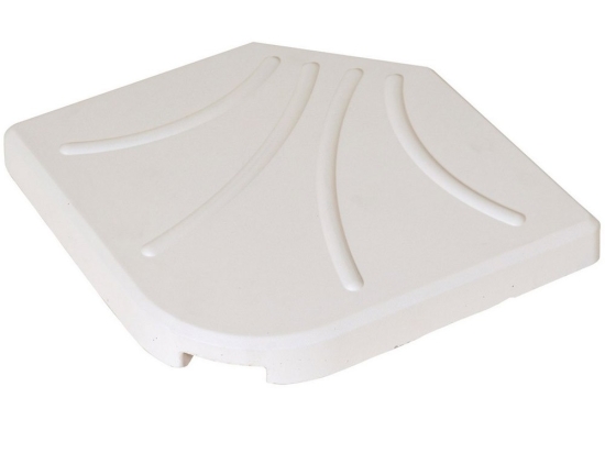 Πλάκα 25kgr Για Βάση DTH25-W 50X50 cm White