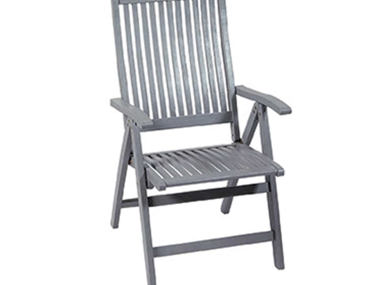 Πολυθρόνα Πτυσσόμενη ESP-5 EN Light Grey 59X73X108 cm