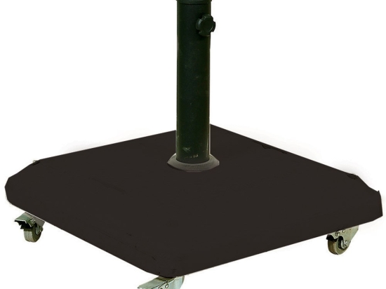 Βάση Ομπρέλας Τσιμεντένια Με Ρόδες NTH37B 50x50cm Black