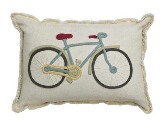 Μαξιλάρι Δαπέδου Bike LOR-SC-BIKE 35x55cm Natural Lorena Canals 35X55 Βαμβάκι