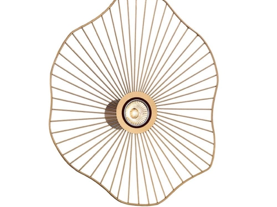 Φωτιστικό Τοίχου 01163-20 GU10 32x38cm Gold Luma