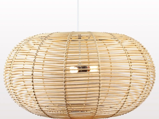 Φωτιστικό Οροφής Κρεμαστό 01309 3xE27 79x45cm Natural Luma