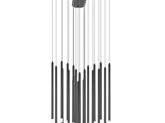 Φωτιστικό Οροφής Κρεμαστό 01090-24 2W 3000K LED 80lm/Stick Black Luma