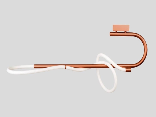 Φωτιστικό Οροφής - Ράγα 01351 20W LED 3000K 1600Lm 100x45cm Copper Luma