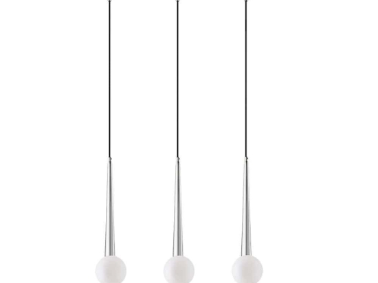 Φωτιστικό Οροφής - Ράγα 100-01392-07BR G9 70cm Silver Luma