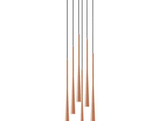 Φωτιστικό Οροφής Κρεμαστό 01371-13 G9 D40cm Copper Luma