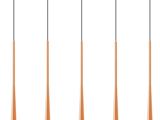Φωτιστικό Οροφής - Ράγα 01371-12BR G9 100cm Copper Luma