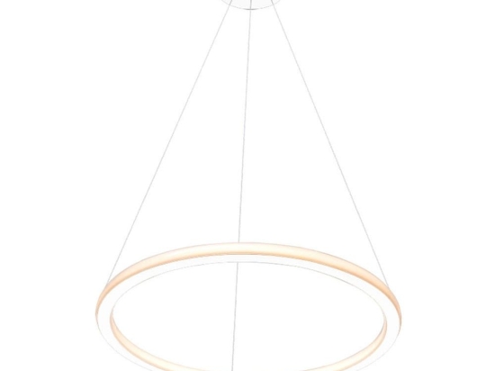 Φωτιστικό Οροφής Κρεμαστό 01381-04 46W LED 3000K 3680Lm D60cm White Luma