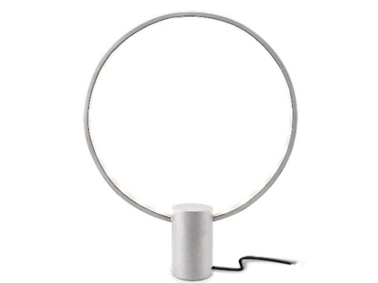 Επιτραπέζιο Φωτιστικό 01389 13W LED 3000K, 1025Lm 30x40cm Silver Luma