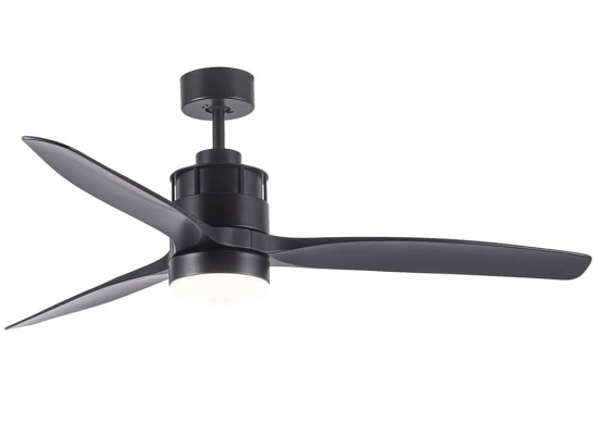 Ανεμιστήρας Οροφής Με Φως 01415 3000K, 4000K, 5000K 132x43cm Black Luma Διάμετρος 132cm