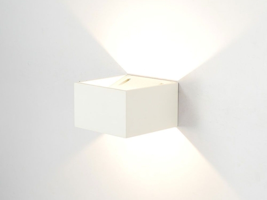 Φωτιστικό Τοίχου 01454 9W LED 3000K 810Lm 13x8cm Sand White Luma