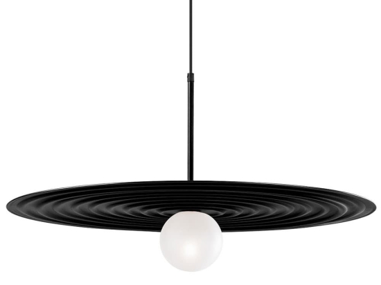 Φωτιστικό Οροφής Κρεμαστό 01476.06.1 G9 D90cm Black Luma