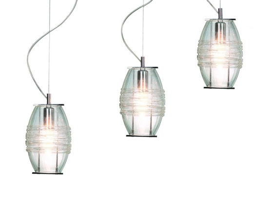 Φωτιστικό Οροφής Marko MARKOMD47043B 3xE14 40W Clear-Silver Aca