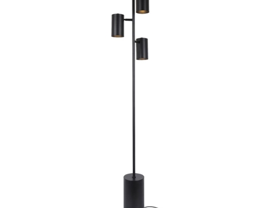 Φωτιστικό Δαπέδου Kenneth MF240573 3xΕ27 Φ15x165cm Black Aca