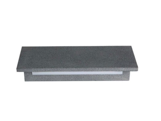Φωτιστικό Τοίχου - Απλίκα Led SMD 8W 480lm 230V AC 3000K RA80 IP65 30.000HRS Black Aca Decor