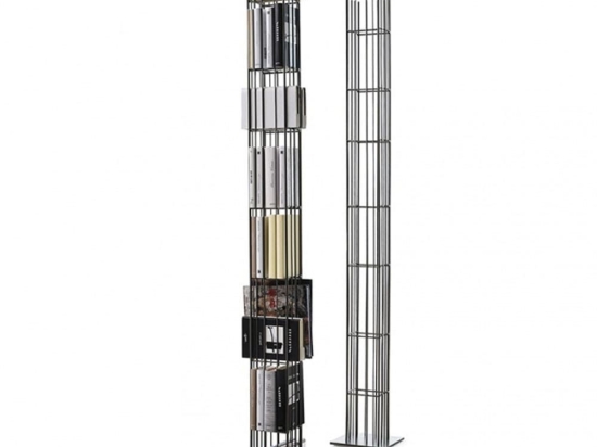 Βιβλιοθήκη Metrica Tower MME28 25x25x191H Burnished Mogg Μέταλλο