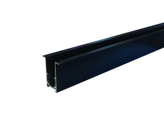 Μαγνητική Ράγα Χωνευτή MR3MB 48V DC 3Μ Black Aca
