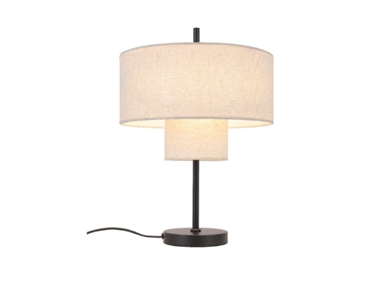 Φωτιστικό Επιτραπέζιο Anafi MT240323 1xE27 Φ36x50cm Black-Beige Aca