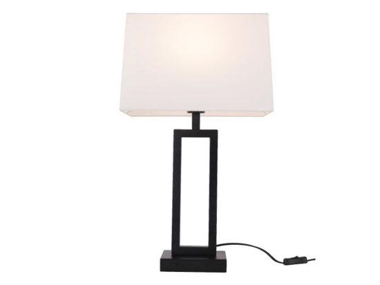 Φωτιστικό Επιτραπέζιο Dennis MT240515 1xE27 36x22x63,5cm Black-White Aca