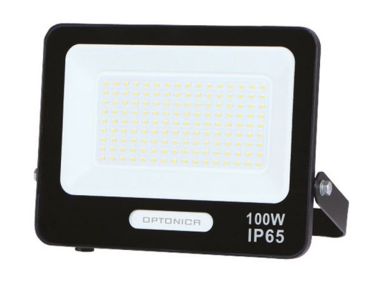 Προβολέας Led MTN-158301 SMD 100W 3000K 9000lm 24,2x21,2x3,35cm Black Metanor