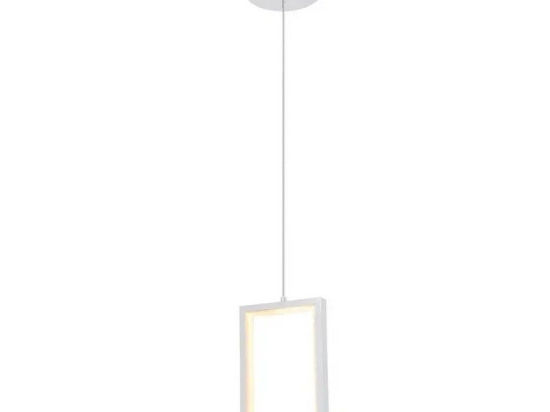 Φωτιστικό Οροφής Κρεμαστό MTN-190501 LED 4W 3000K 320lm 12x20cm White Metanor