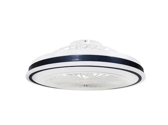 Ανεμιστήρας Οροφής MTN-191071 36W 2880lm CCT White-Black Με Χειριστήριο Metanor Διάμετρος 48cm