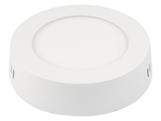 Panel Led Mini Επιφανειακό MTN-22321 6W 2800K 480lm 12x3,1cm White Metanor Στρόγγυλο