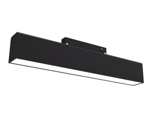 Γραμμικό Φωτιστικό LED MTN-54161 Μαγνητικής Ράγας M20 10W 4000K 800lm 30x2,2x2,5cm Black Metanor
