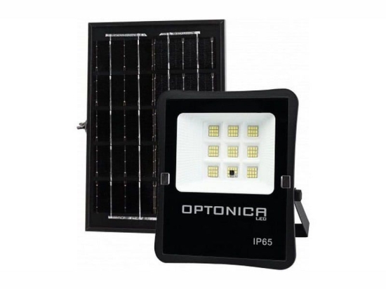 Προβολέας Led Ηλιακός MTN-54301 SMD 8W 6000K 500lm IP65 16,9x5,2x20,6cm Black Metanor