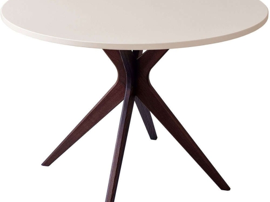 Τραπέζι Jubi Bold JUBIBOLDTROWAL4 100x73cm Walnut-Beige Mdf,Ξύλο