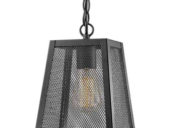 Φωτιστικό Οροφής Εξωτερικού Χώρου NYX1PBK 18x14x27,5cm 1xE27 IP44 Black Aca Ατσάλι,Γυαλί