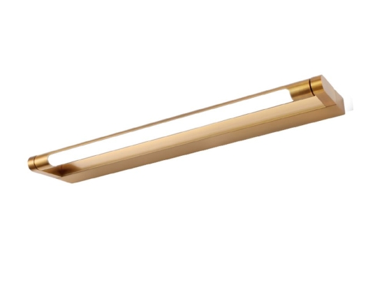 Φωτιστικό Μπάνιου Επιτοίχιο Bati PN2834LED40BR Led 6W 380Lm 4000K 40x10x2,5cm Brass Aca