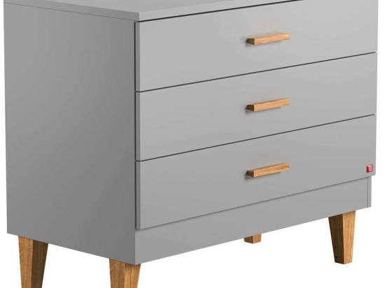 Συρταριέρα Lounge 162076159 100x55x86,5cm Grey