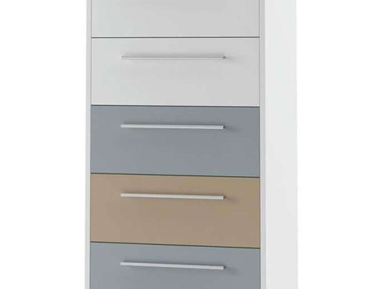 Συρταριέρα Murphy 162435619 60x38,3x102,5cm Multi-Blue
