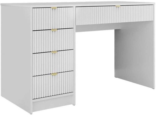 Γραφείο Tireno 162649919 120x55x76cm White-Gold