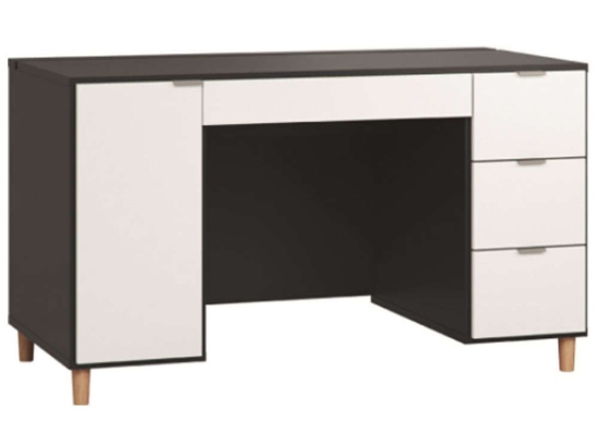 Γραφείο Simple 140 16630489 140x65x77,5cm Black-White