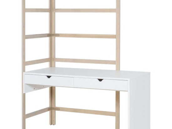 Γραφείο Stige 16756539 137x69x190cm Natural-White