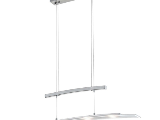 Φωτιστικό Οροφής - Ράγα Samos R32990407 4xLed 4W 80x150cm Nickel Mat RL Lighting Μέταλλο