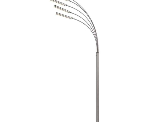 Φωτιστικό Δαπέδου Reed R41031507 5x3,5W Led 30x195cm Nickel Mat RL Lighting Μέταλλο