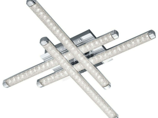 Φωτιστικό Οροφής - Πλαφονιέρα Street R62814100 4x4,5W Led 50x50x7cm Chrome RL Lighting Μέταλλο