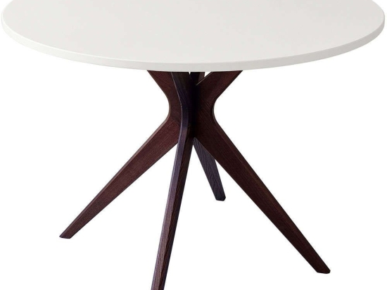Τραπέζι Jubi Bold JUBIBOLDTROWAL1 100x73cm Walnut-White Mdf,Ξύλο