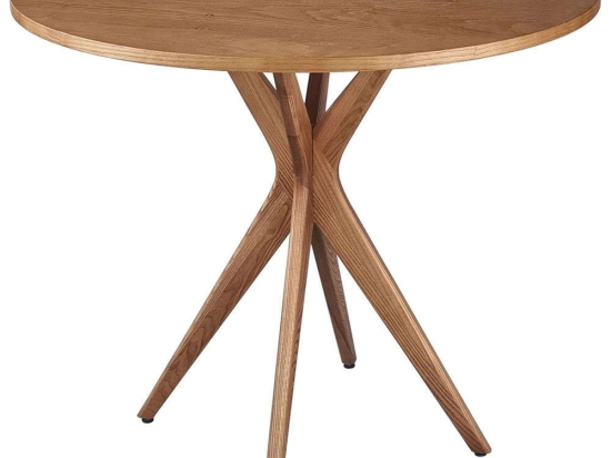 Τραπέζι Jubi JUBITLROOAK Φ90x73cm Oak Mdf,Ξύλο